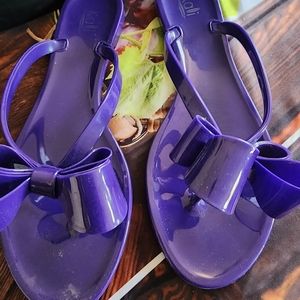 Cute purple sandals for women